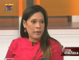 Viceministra de la Juventud, Andreina Tarazón