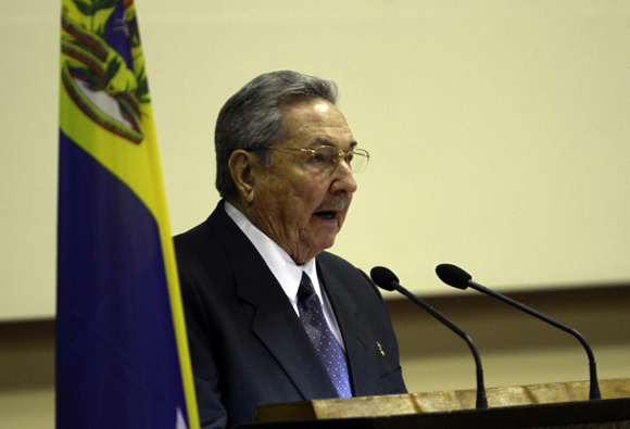 Intervención de  Raúl Castro, presidente de Cuba en la calusura