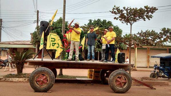 La campaña en el Guaviare se realiza con ingenio popular.