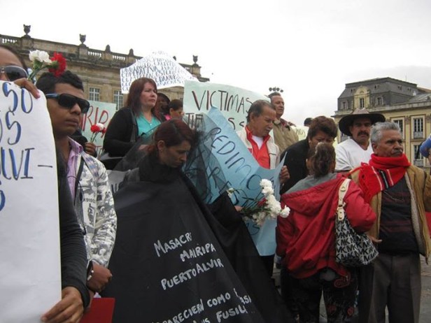 Víctimas de las masacres ocurridas en julio de 1997 en el municipio de Mapiripán (Meta)