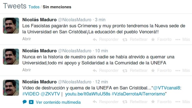 tuits_maduro_incendio_unefa_tachira