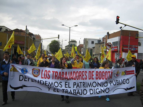 trabajadores de bogota