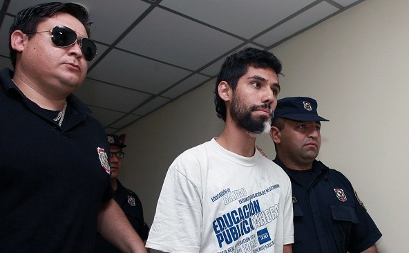 PARAGUAY-CHILE-STUDENT-ARREST