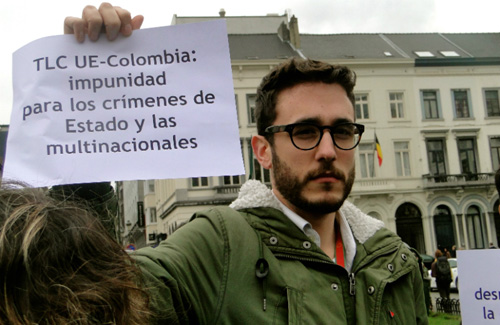 Foto 3. Manifestaciones en Europa