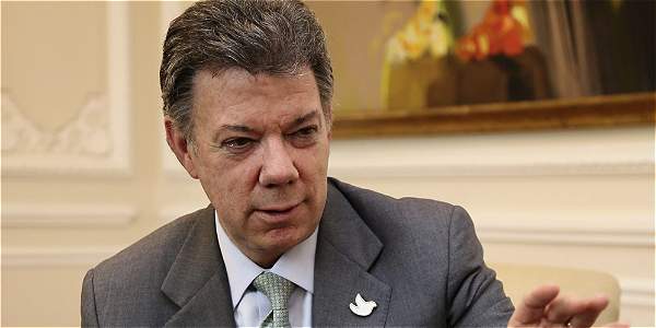 Foto: Claudia Rubio Juan Manuel Santos, presidente de la República. Colombia