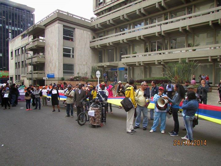 FOTO: MARCHA DE VICTIMAS EN BOGOTÁ