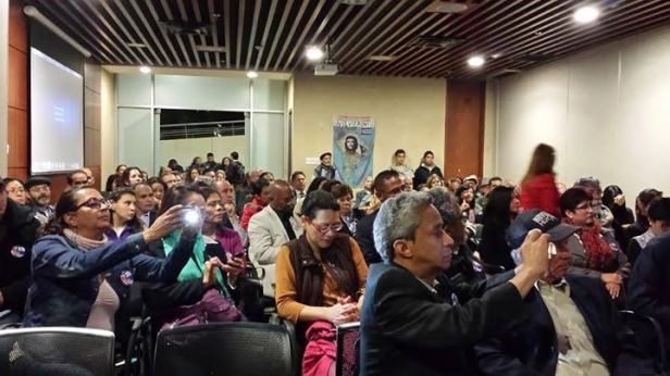 Encuentro en el salón Barule de la Alcaldía Mayor de Bogotá