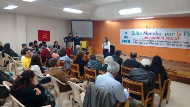​Asamblea Comunista rinde homenaje póstumo a la memoria de Franky Castillo Ávila, Aracely  Tique Vargas agradece a los presentes sus voces y abrazos  solidarios.