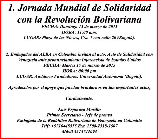 solidaridad con venezuela