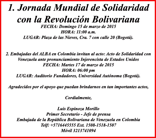 solidaridad con venezuela