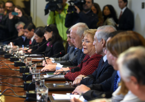 La Presidenta de Chile, Michelle Bachelet. Foto: Gobierno de Chile
