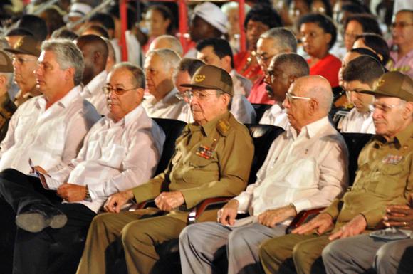 SANTIAGO DE CUBA-ACTO CENTRAL POR EL DIA DE LA REBELDIA NACIONAL