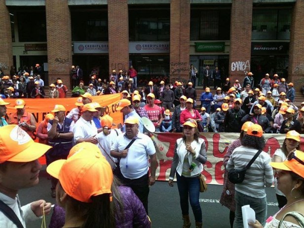 Trabajadores de la EPS Caprecom