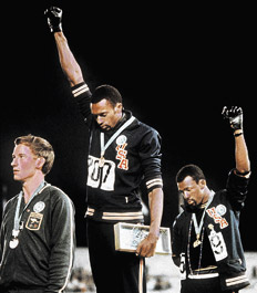 Tommie-Jet- Smith y John Carlos
