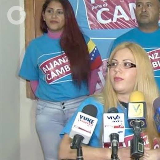 Delia Mantilla, lider juvenil del Táchira apoya a los revolucionarios bolivarianos