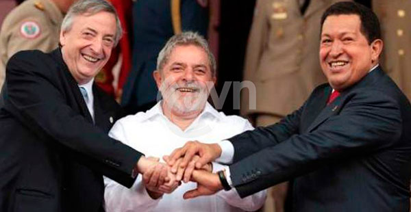 Kirchner-Lula-Chavez