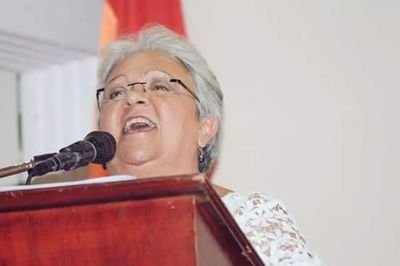 Imelda Daza Cotes, dirigente nacional de la Unión Patriótica UP 