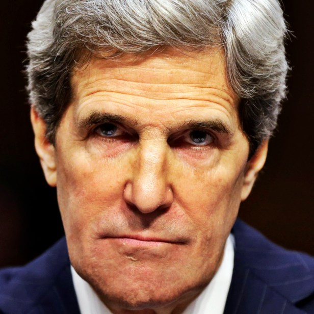 Senate Foreign Relations Chairman Sen. John Kerry, D-Mass., sits before the committee he has served on for 28 years and led for the past four as he seeks confirmation as U.S. secretary of state, Thursday, Jan. 24, 2013, on Capitol Hill in Washington. Kerry, who is likely to face friendly questioning on a smooth path to approval, is President Barack Obama's choice to succeed Secretary of State Hillary Rodham Clinton who is stepping down after four years as America's top diplomat. (AP Photo/J. Scott Applewhite)
