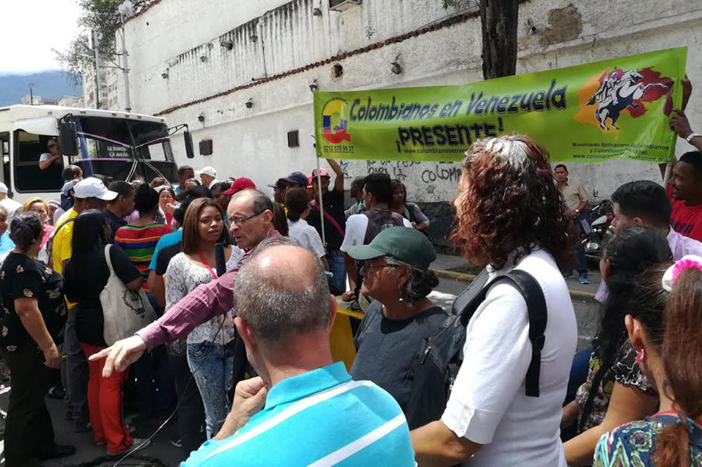 Colombianos continúan jornadas solidarias con la Revolución Bolivariana de&nbsp;Venezuela.