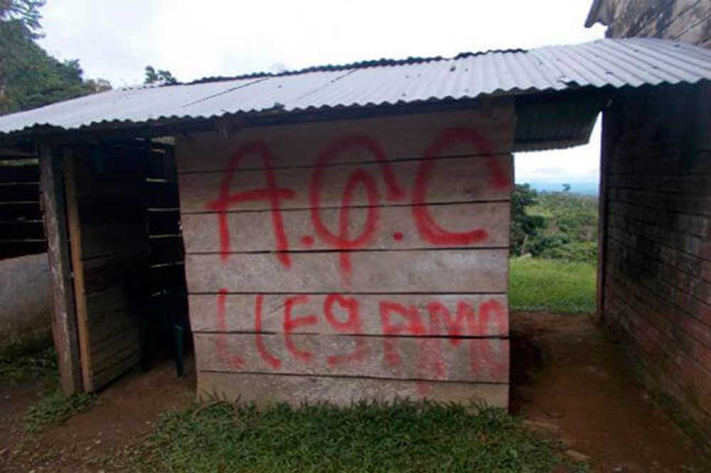Denuncian presencia paramilitar en la vereda La Cristalina (San José de Apartadó-Antioquia)