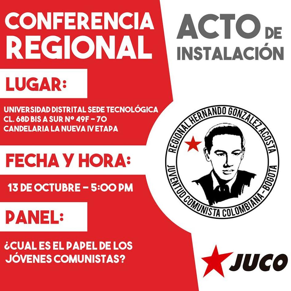 Acto público de instalación de la Conferencia Regional de la&nbsp;JUCO