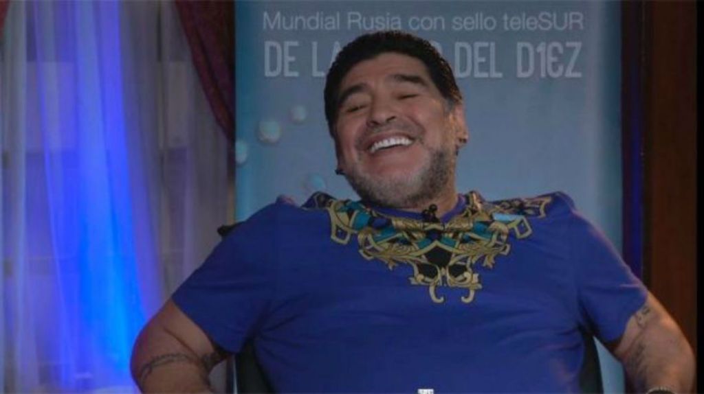 Maradona insta a defender la Revolución Bolivariana de&nbsp;Venezuela