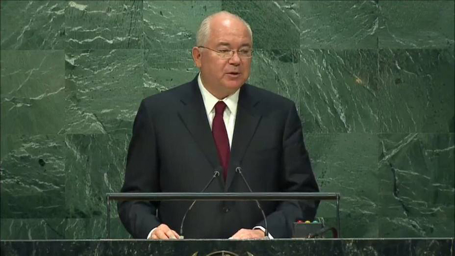 Rafael Ramírez en la ONU: EEUU pretende utilizar el Consejo de Seguridad para intervenir en los asuntos de&nbsp;Venezuela