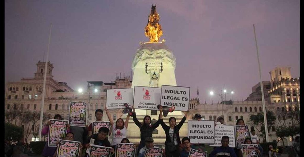 Protestas por indulto a Alberto Fujimori se realizan a nivel&nbsp;nacional