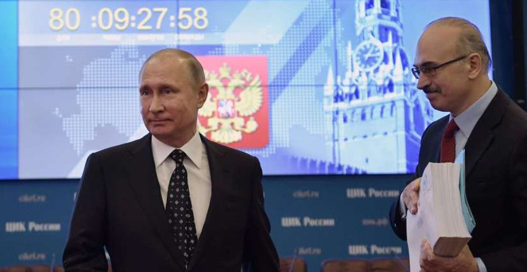 Putin presenta documentos a comisión central electoral&nbsp;rusa