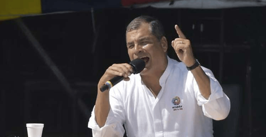 Campaña por el NO llega a capital de Ecuador liderada por&nbsp;Correa