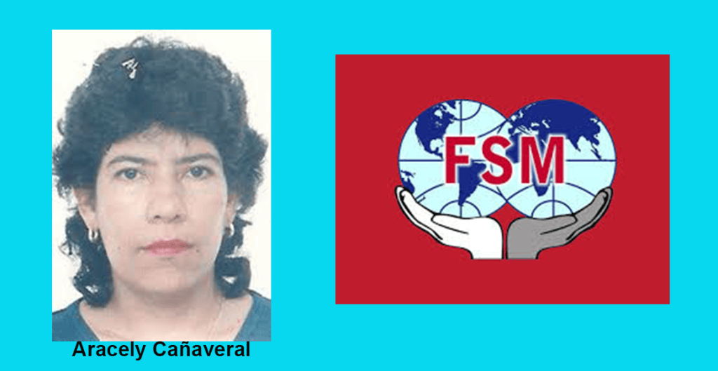 En Medellín Federación Sindical Mundial denuncia amenaza de muerte contra Aracely&nbsp;Cañaveral