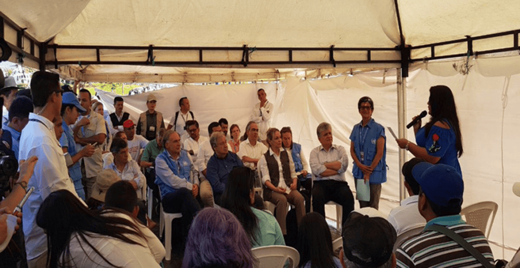 Secretario general de la ONU intercambia con excombatientes FARC (+&nbsp;Fotos)