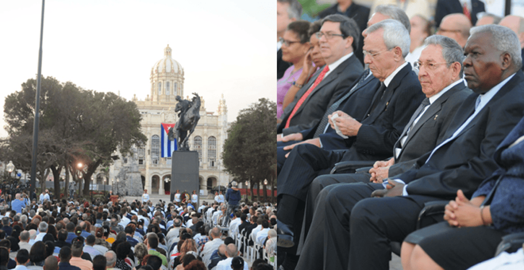 Presidió Raúl Castro inauguración de estatua homenaje a Martí&nbsp;(+Video)