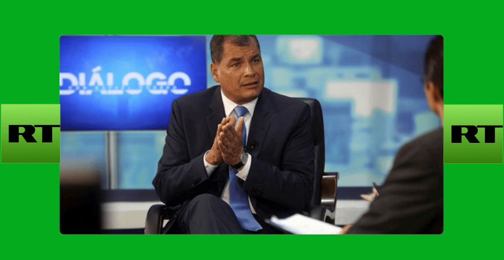 RT lanza un nuevo programa presentado por el expresidente Rafael&nbsp;Correa