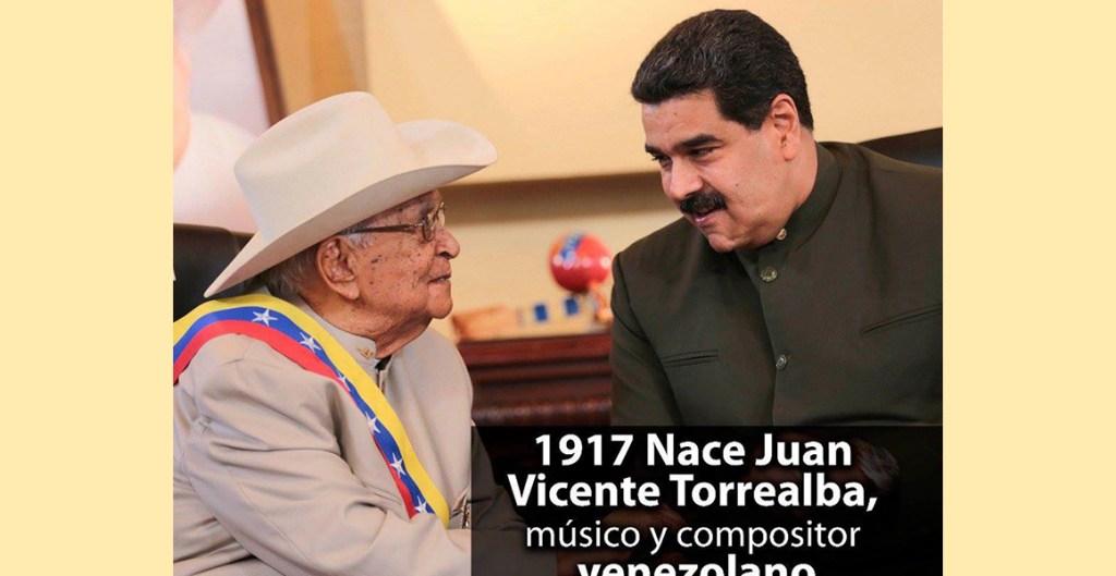 Presidente Maduro rinde tributo al maestro Juan Vicente&nbsp;Torrealba
