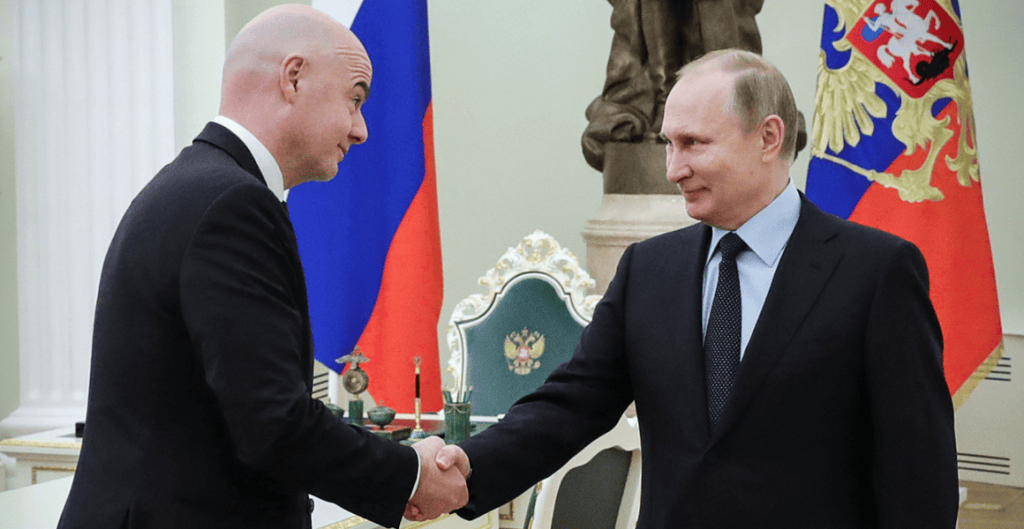 Presidente ruso dialoga con titular de la FIFA sobre el&nbsp;Mundial