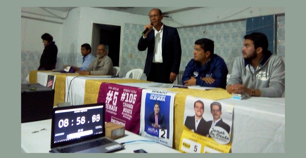 BOGOTÁ – Concurrido Foro por la Democracia en el Barrio La Estancia, Ciudad&nbsp;Bolívar