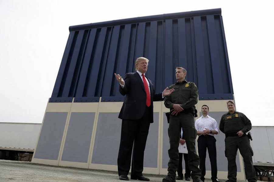 Trump anuncia comienzo inmediato de construcción de muro&nbsp;fronterizo