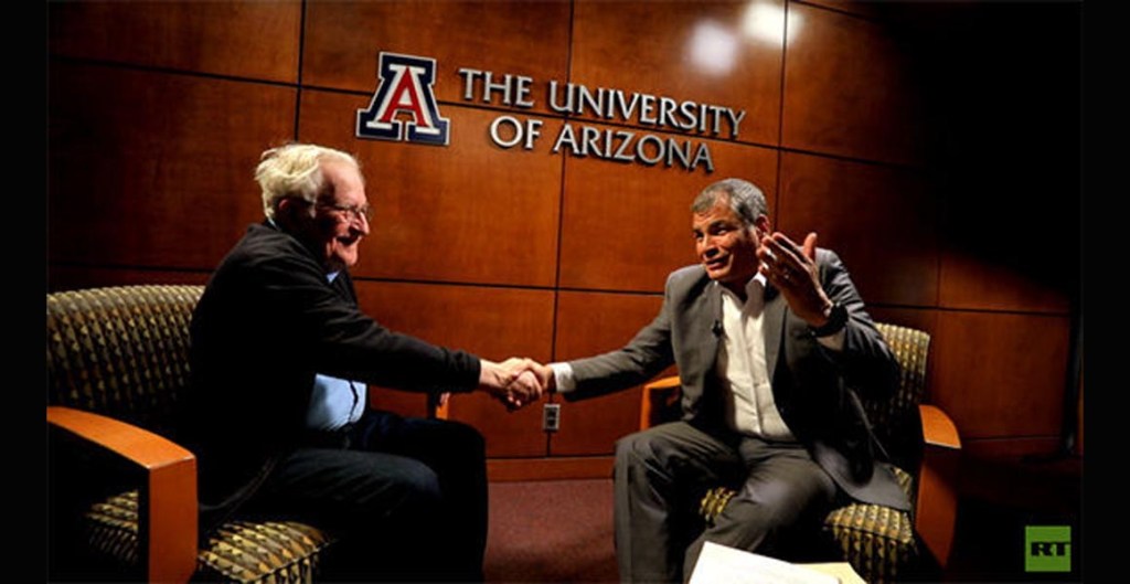 Chomsky conversando con Correa: “EEUU se ha separado del resto del mundo” (+&nbsp;Video)