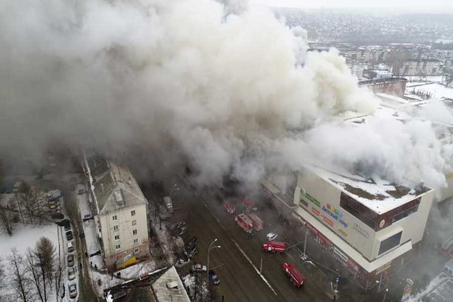 Putin promete castigo para culpables de incendio y anuncia duelo (+&nbsp;Videos)