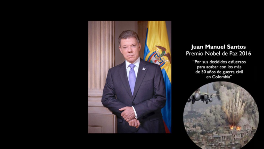 Santos: El premio Nobel de Paz que apoya a EEUU frente al bombardeo en&nbsp;Siria