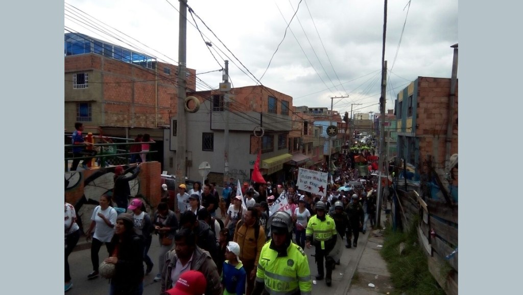 EL SUR DE BOGOTÁ MARCHÓ PARA CONMEMORAR EL PRIMERO DE&nbsp;MAYO