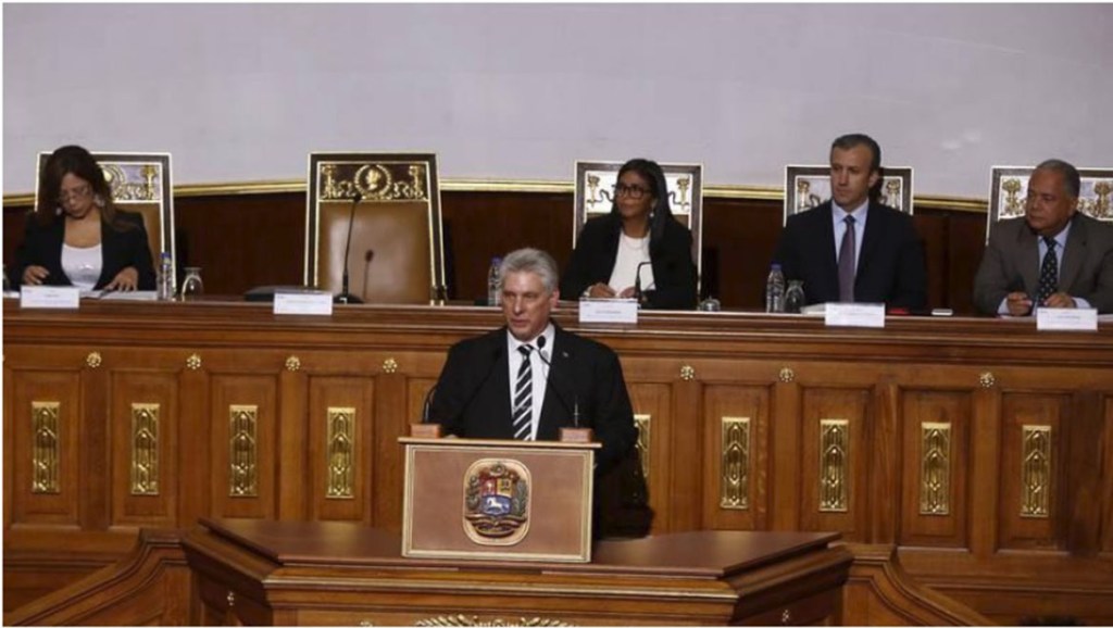 Díaz-Canel reafirma admiración del pueblo de Cuba por&nbsp;Venezuela