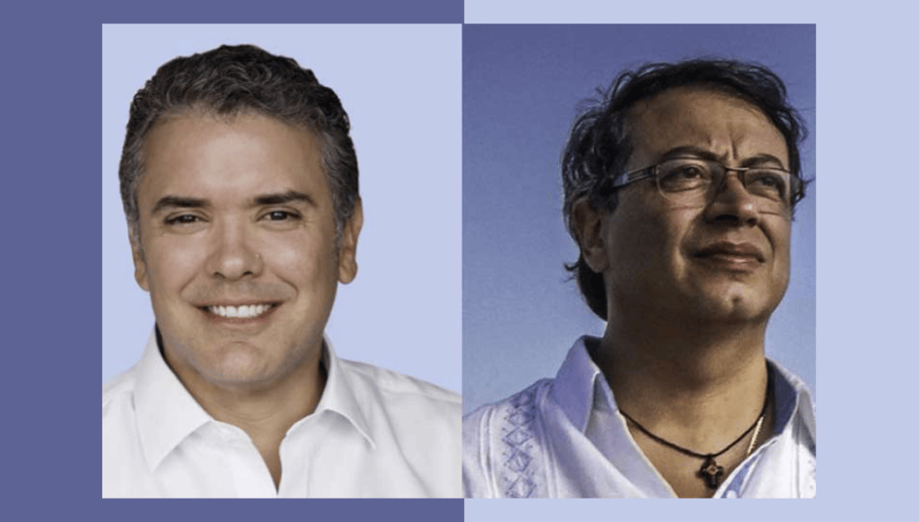 Duque y Petro a segunda vuelta de comicios presidenciales en&nbsp;Colombia