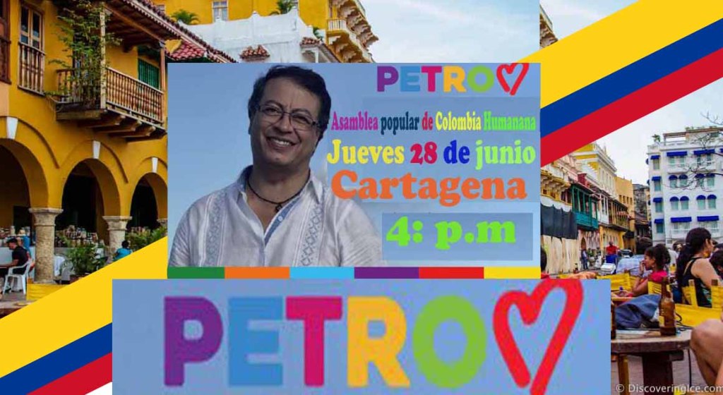 Asamblea de Colombia Humana con Petro jueves 28 en&nbsp;Cartagena
