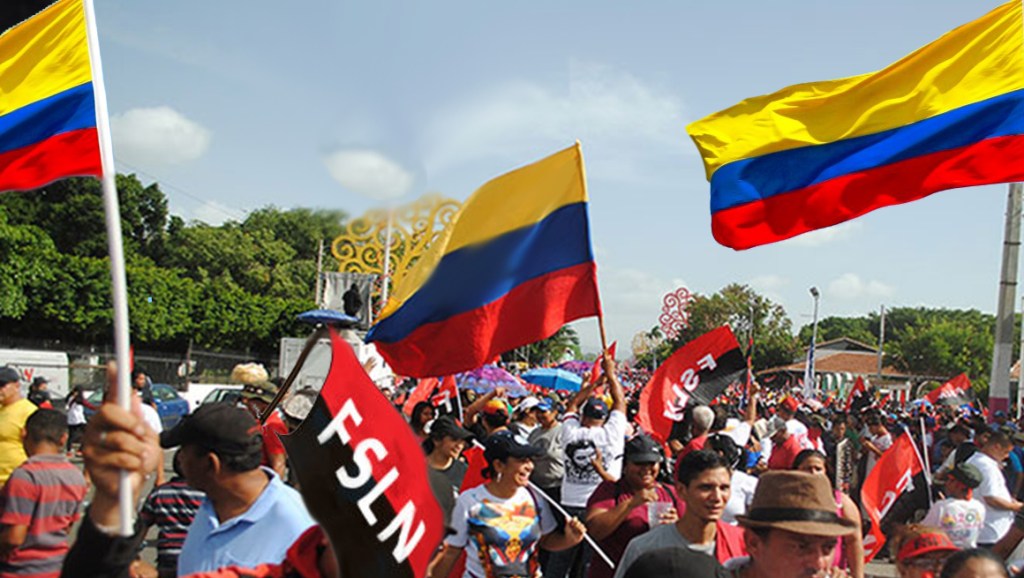 Colombianos celebran aniversario 39 de la revolución popular Sandinista de&nbsp;Nicaragua