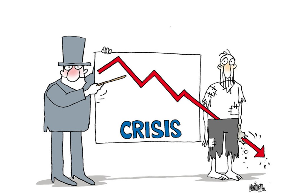 Se hunde en la&nbsp;crisis