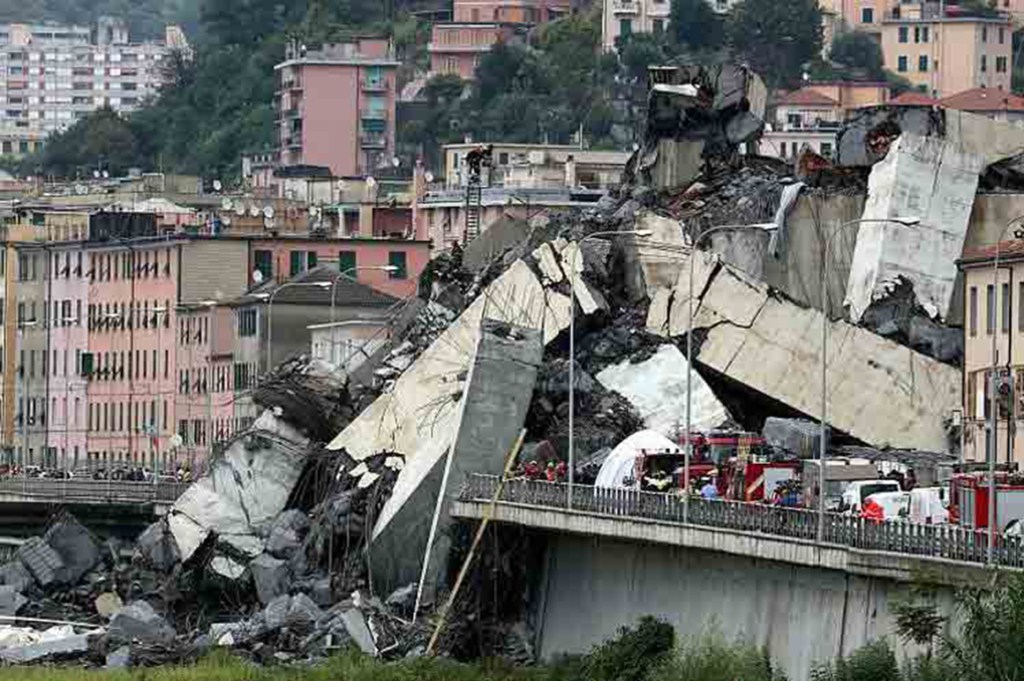 Indican causa del derrumbe de puente en Italia con más de 20&nbsp;muertes