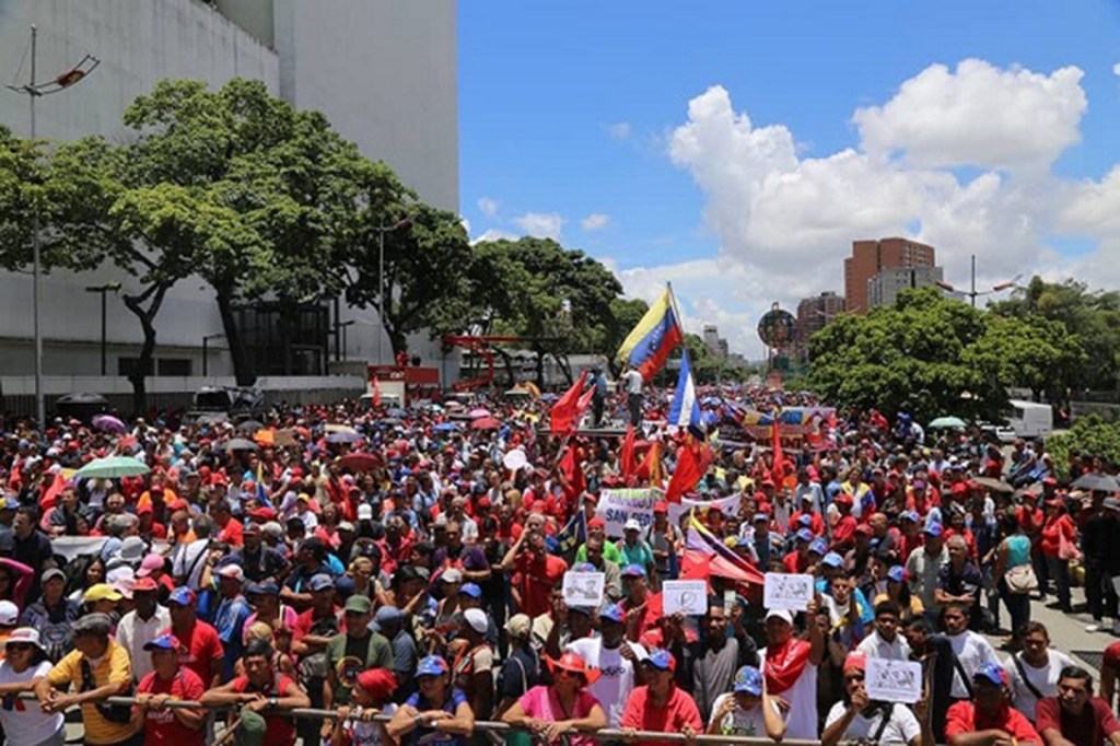 Pueblo venezolano recorre calles de Caracas en defensa del Programa de Recuperación&nbsp;Económica