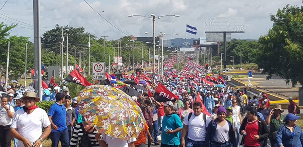Marchan miles de nicaragüenses comprometidos con la paz y la&nbsp;justicia